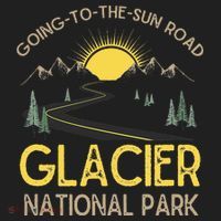 Going To The Sun Road Glacier National Park Retro Montana Hat thumb 2