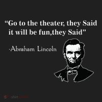 Go To The Theater They Said Funny Abraham Lincoln Beanie thumb 2