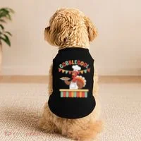 Gobblegool Turkey Thanksgiving Gift Doggie Tank thumb 2