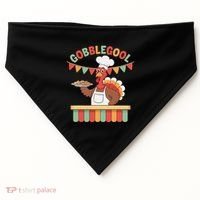 Gobblegool Turkey Thanksgiving Gift USA-Made Doggie Bandana thumb 0