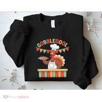 Gobblegool Turkey Thanksgiving Gift Sweatshirt thumb 2