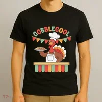 Gobblegool Turkey Thanksgiving Gift T-Shirt thumb 3