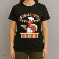Gobblegool Turkey Thanksgiving Gift T-Shirt thumb 4