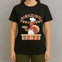 Gobblegool Turkey Thanksgiving Gift T-Shirt thumb 4