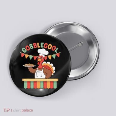 Gobblegool Turkey Thanksgiving Gift Button