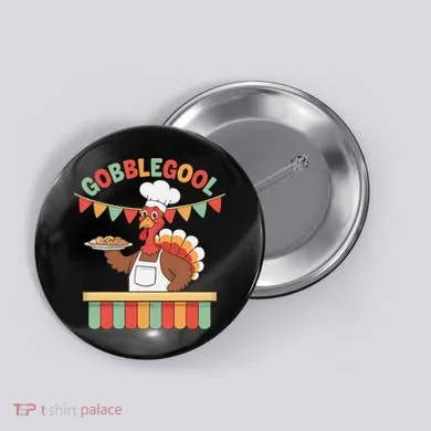 Gobblegool Turkey Thanksgiving Gift Button