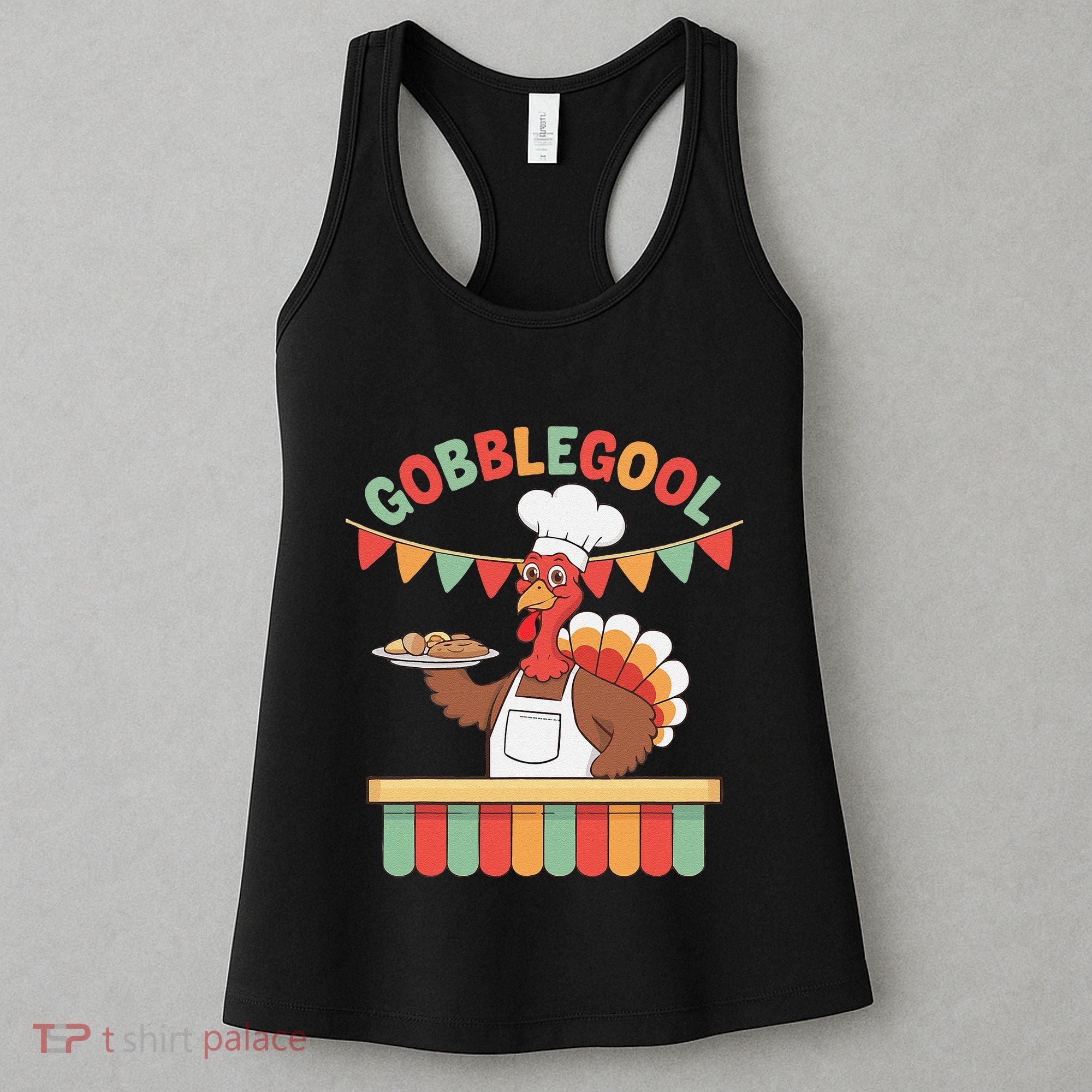 Gobblegool Turkey Thanksgiving Gift Women's Tank Top