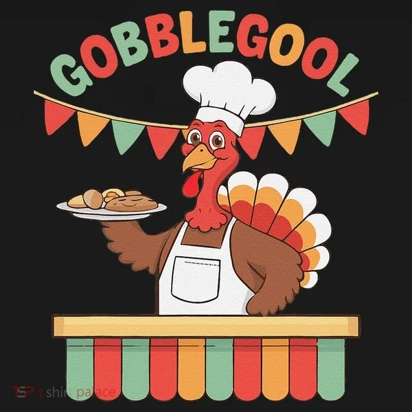 Gobblegool Turkey Thanksgiving Gift Toddler Hoodie