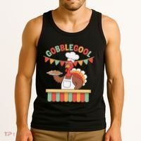 Gobblegool Turkey Thanksgiving Gift Tank Top thumb 3