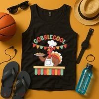 Gobblegool Turkey Thanksgiving Gift Tank Top thumb 4