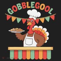 Gobblegool Turkey Thanksgiving Gift Golf Towel thumb 3