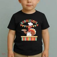 Gobblegool Turkey Thanksgiving Gift Toddler T-Shirt thumb 2