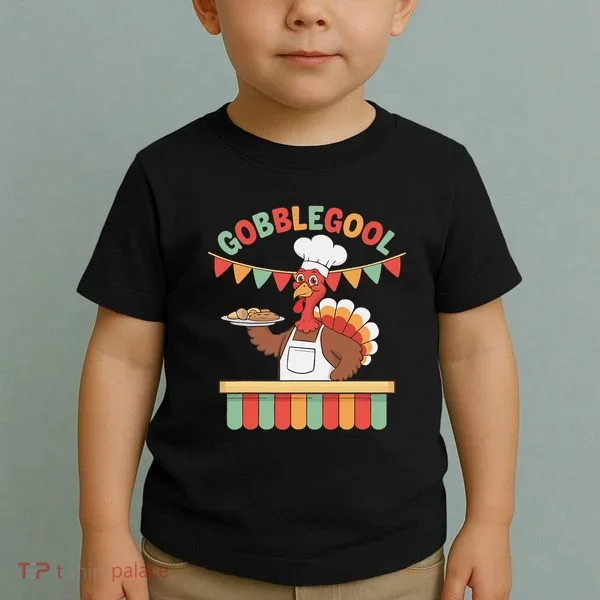 Gobblegool Turkey Thanksgiving Gift Toddler T-Shirt