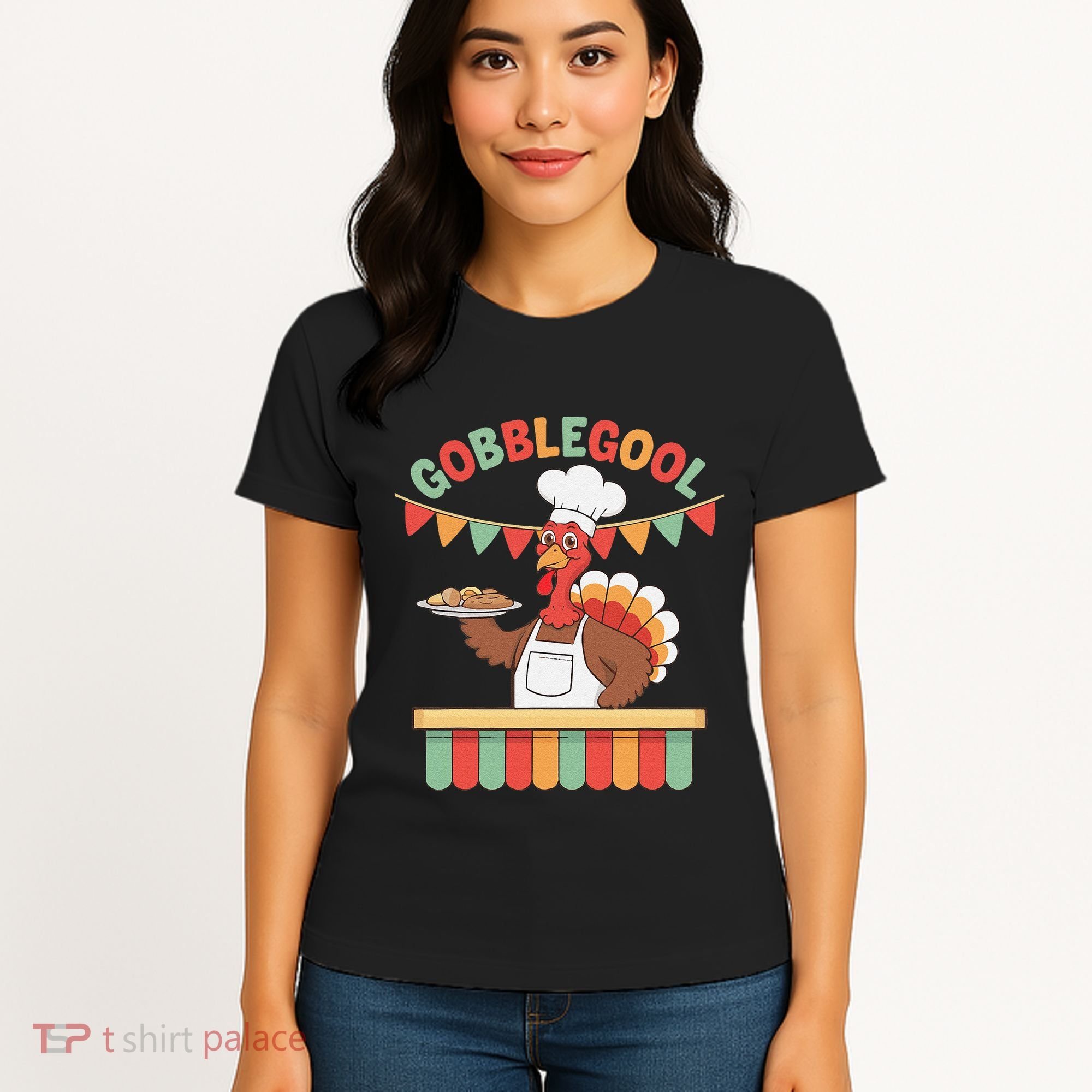 Gobblegool Turkey Thanksgiving Gift Women's T-Shirt