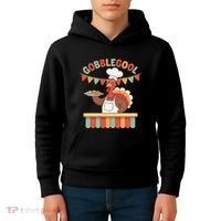 Gobblegool Turkey Thanksgiving Gift Kids Hoodie thumb 4