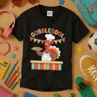 Gobblegool Turkey Thanksgiving Gift Kids T-Shirt thumb 3