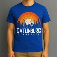 Gatlinburg Tennessee Tn Gift Retro Style Vintage 80s Gift Cool Gift T-Shirt thumb 3