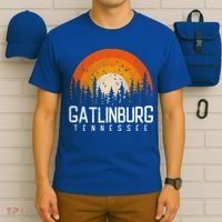 Gatlinburg Tennessee Tn Gift Retro Style Vintage 80s Gift Cool Gift T-Shirt thumb 6