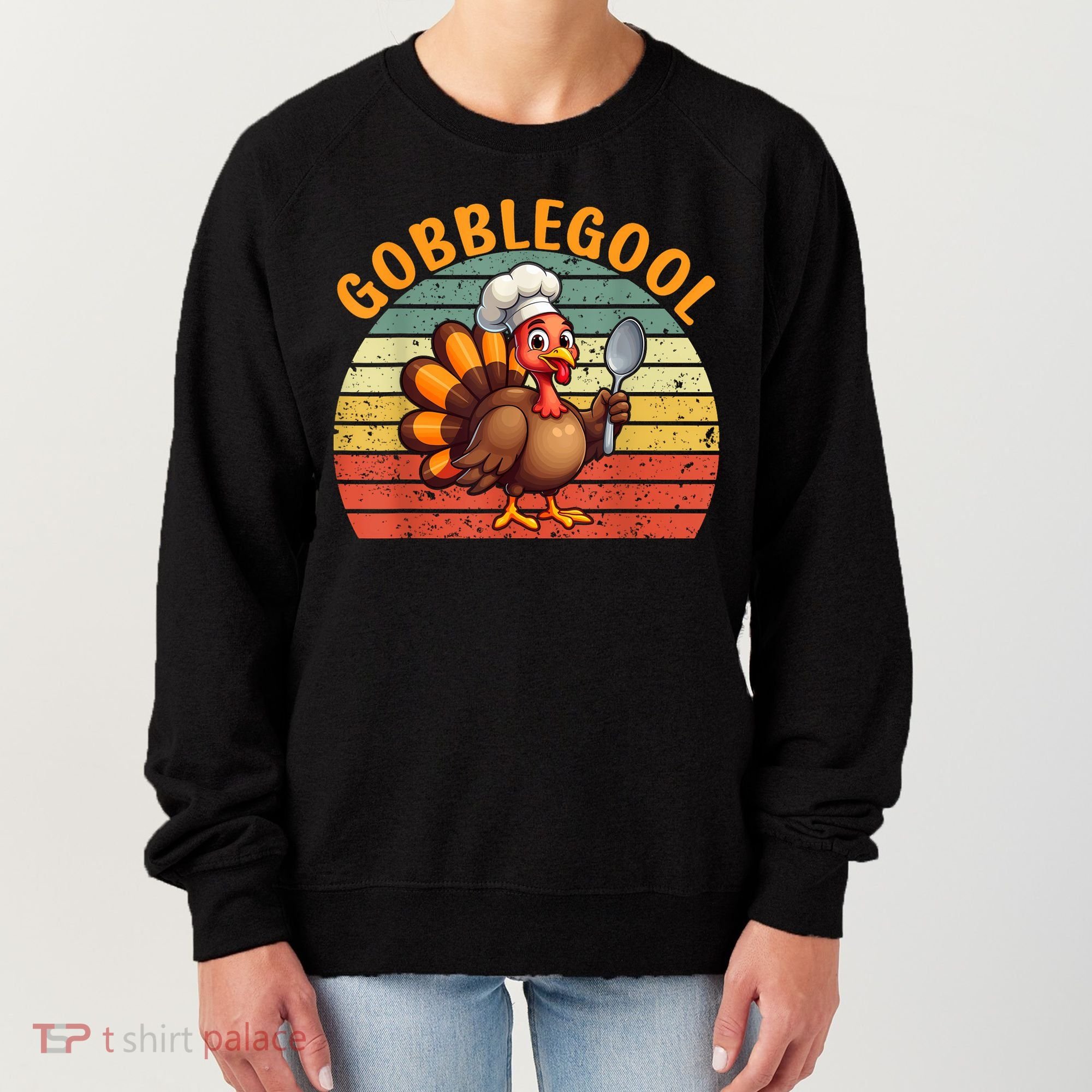 Gobblegool Turkey Thanksgiving Women's Sweatshirt