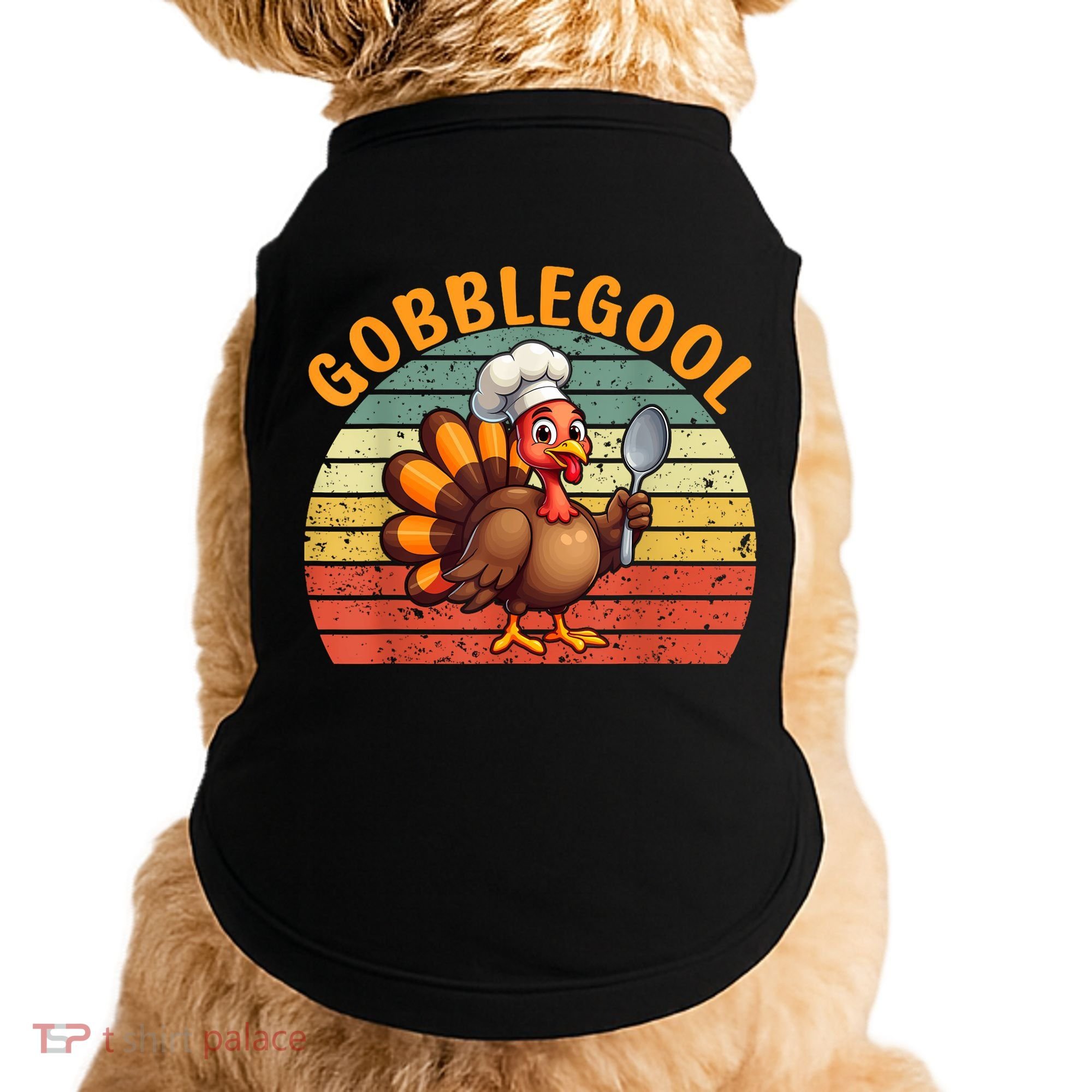 Gobblegool Turkey Thanksgiving Doggie Tank