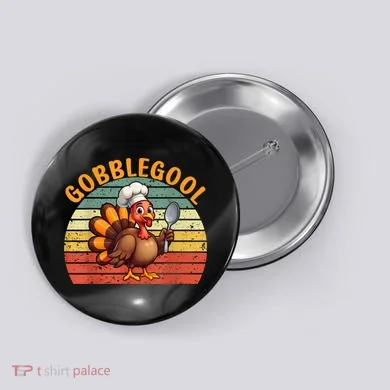 Gobblegool Turkey Thanksgiving Button