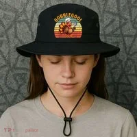 Gobblegool Turkey Thanksgiving Bucket Hat thumb 3