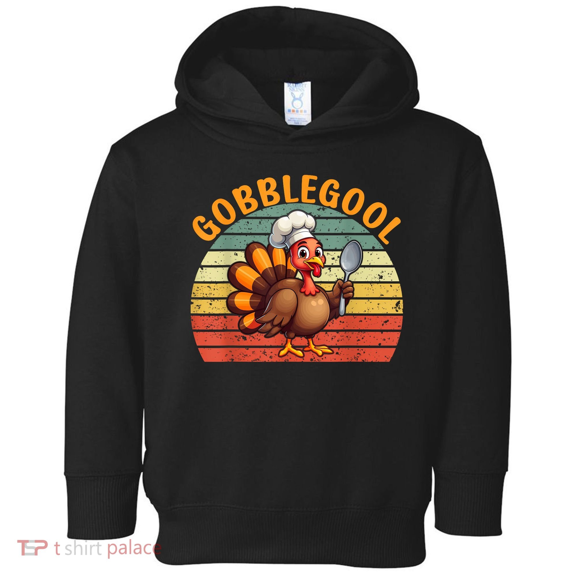 Gobblegool Turkey Thanksgiving Toddler Hoodie