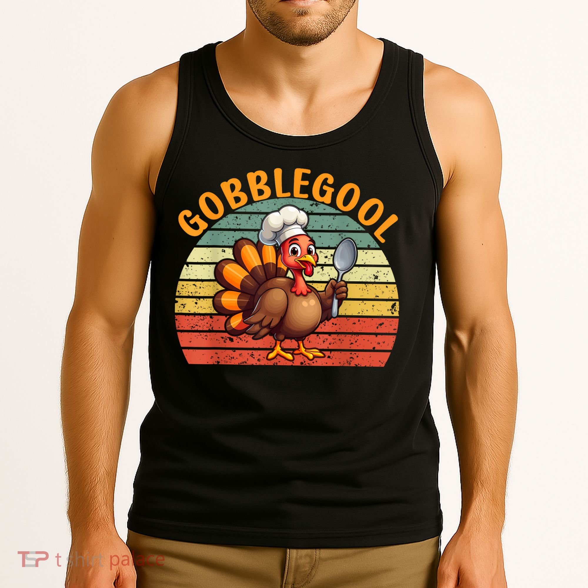 Gobblegool Turkey Thanksgiving Tank Top