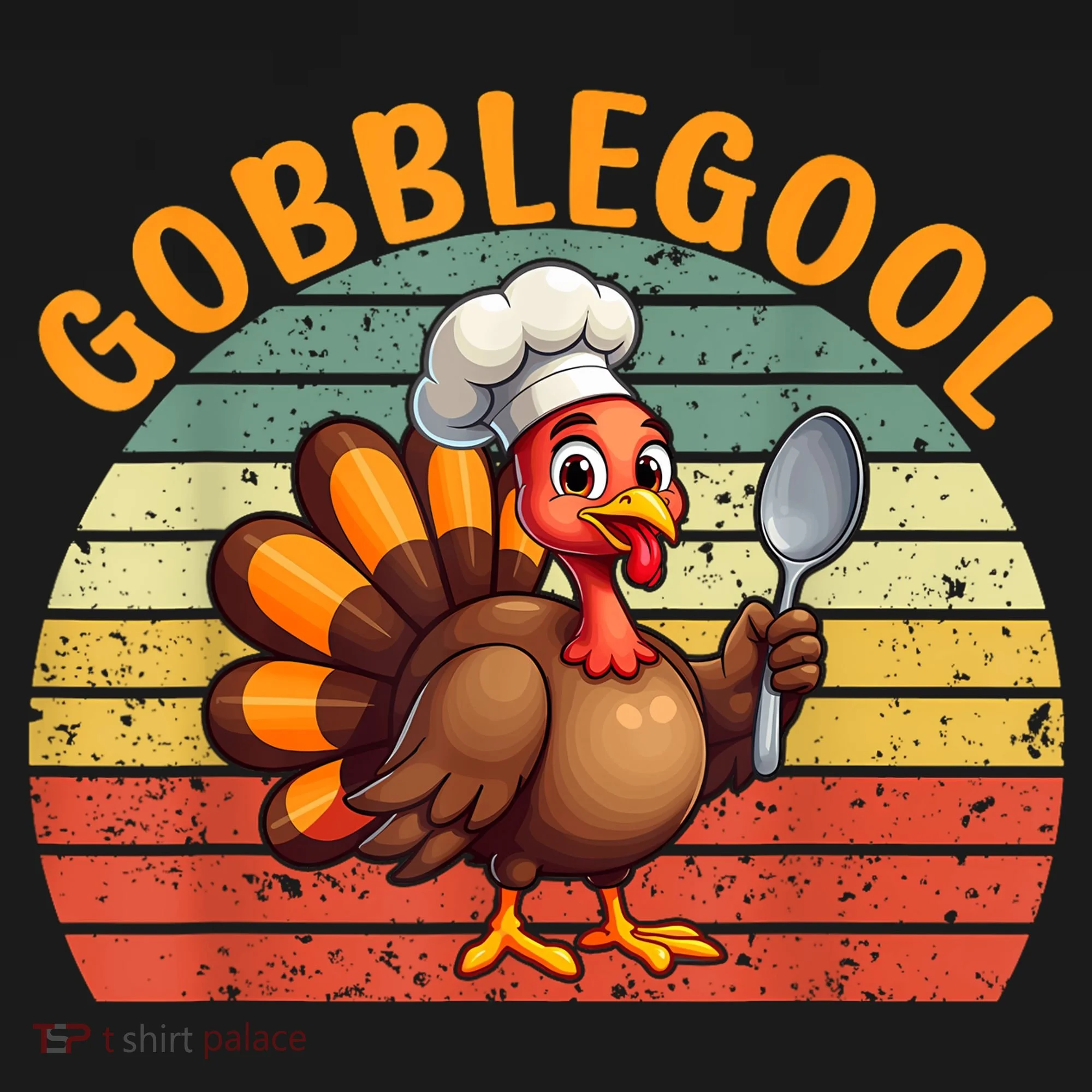 Gobblegool Turkey Thanksgiving Kids Sweatshirt