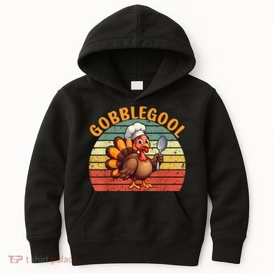 Gobblegool Turkey Thanksgiving Kids Hoodie