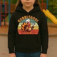 Gobblegool Turkey Thanksgiving Kids Hoodie thumb 3