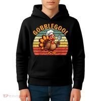 Gobblegool Turkey Thanksgiving Kids Hoodie thumb 4