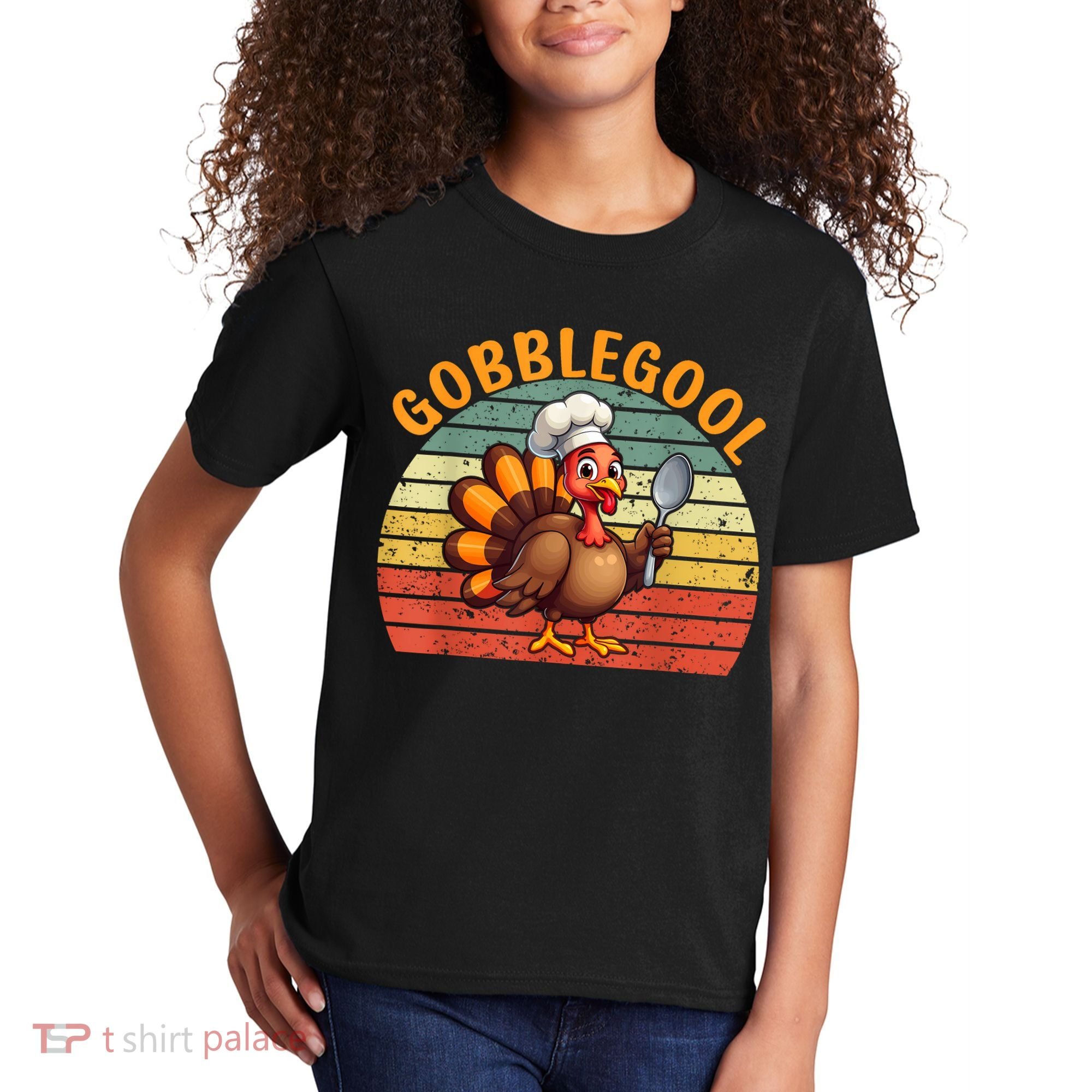 Gobblegool Turkey Thanksgiving Kids T-Shirt