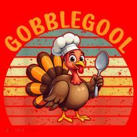 Gobblegool Turkey Thanksgiving Santa Hat thumb 1