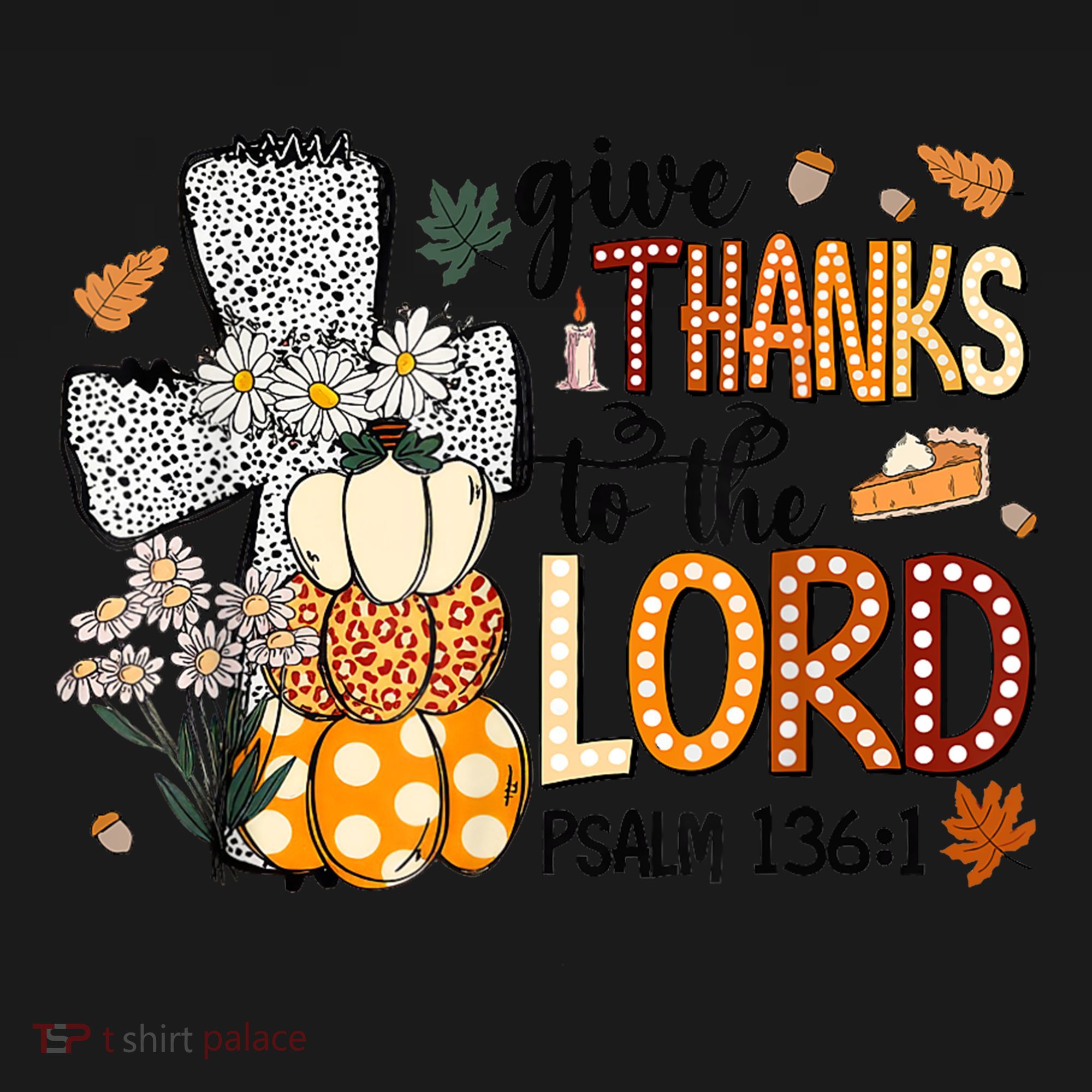 Give Thanks To The Lord Christian Fall Backpack