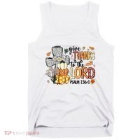 Give Thanks To The Lord Christian Fall Tank Top thumb 0