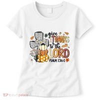 Give Thanks To The Lord Christian Fall Women's T-Shirt thumb 0