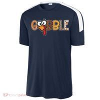 Gobble Thanksgiving Turkey Face Funny Cute Gift Sport-Tek Competitor United Soccer Jersey thumb 2