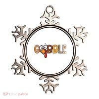 Gobble Thanksgiving Turkey Face Funny Cute Gift Ornament thumb 0