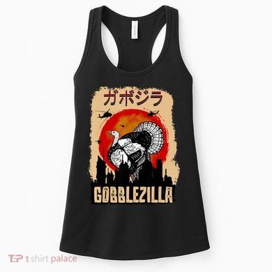 Gobblezilla Turkey Thanksgiving Women's Tank Top