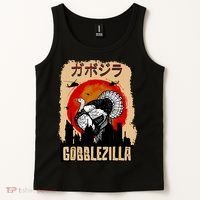 Gobblezilla Turkey Thanksgiving Tank Top thumb 2