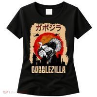 Gobblezilla Turkey Thanksgiving Women's T-Shirt thumb 0