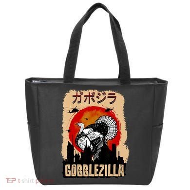 Gobblezilla Turkey Thanksgiving Tote Bag