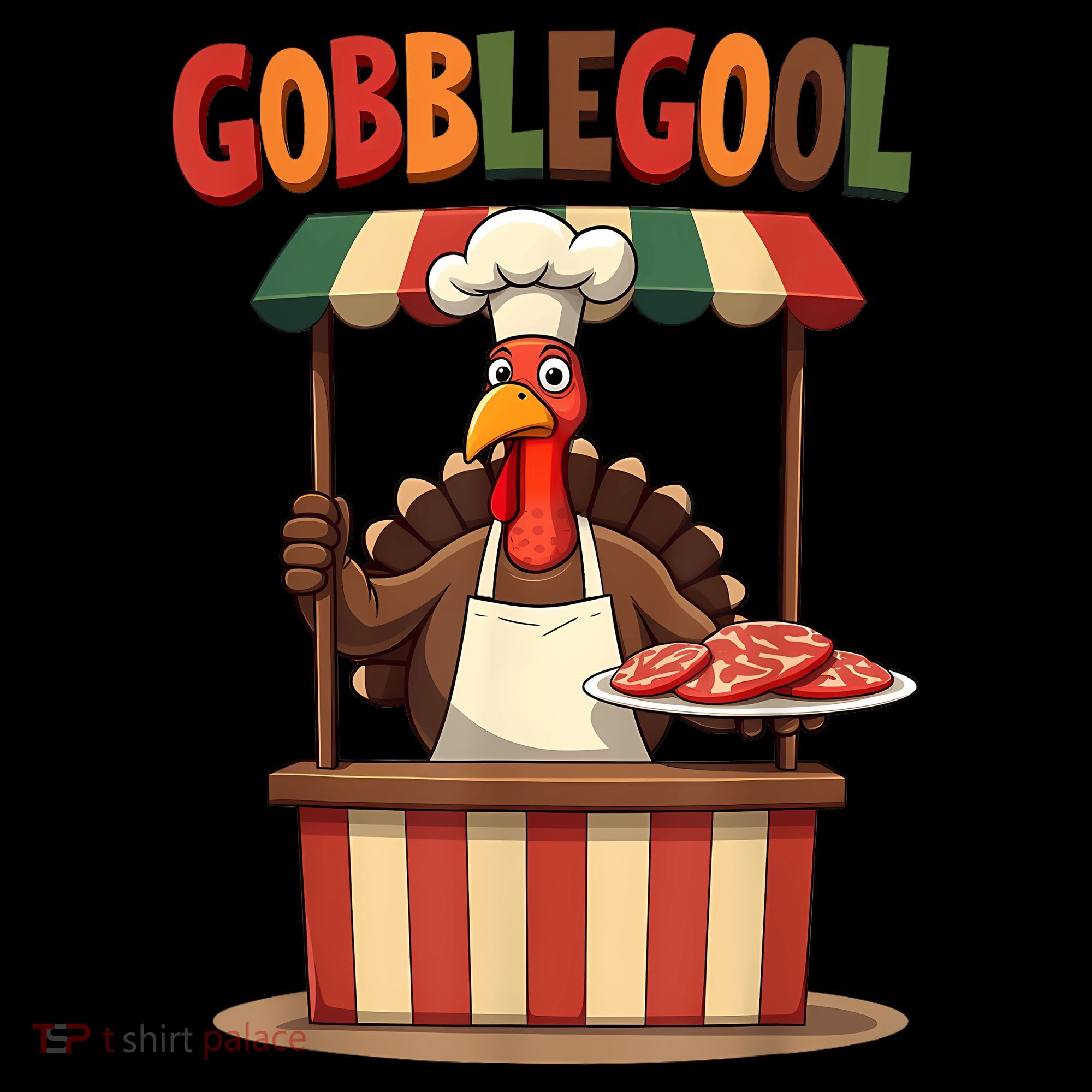 Gobblegool Turkey Thanksgiving Toddler Hoodie