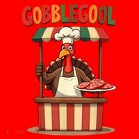 Gobblegool Turkey Thanksgiving Santa Hat thumb 1