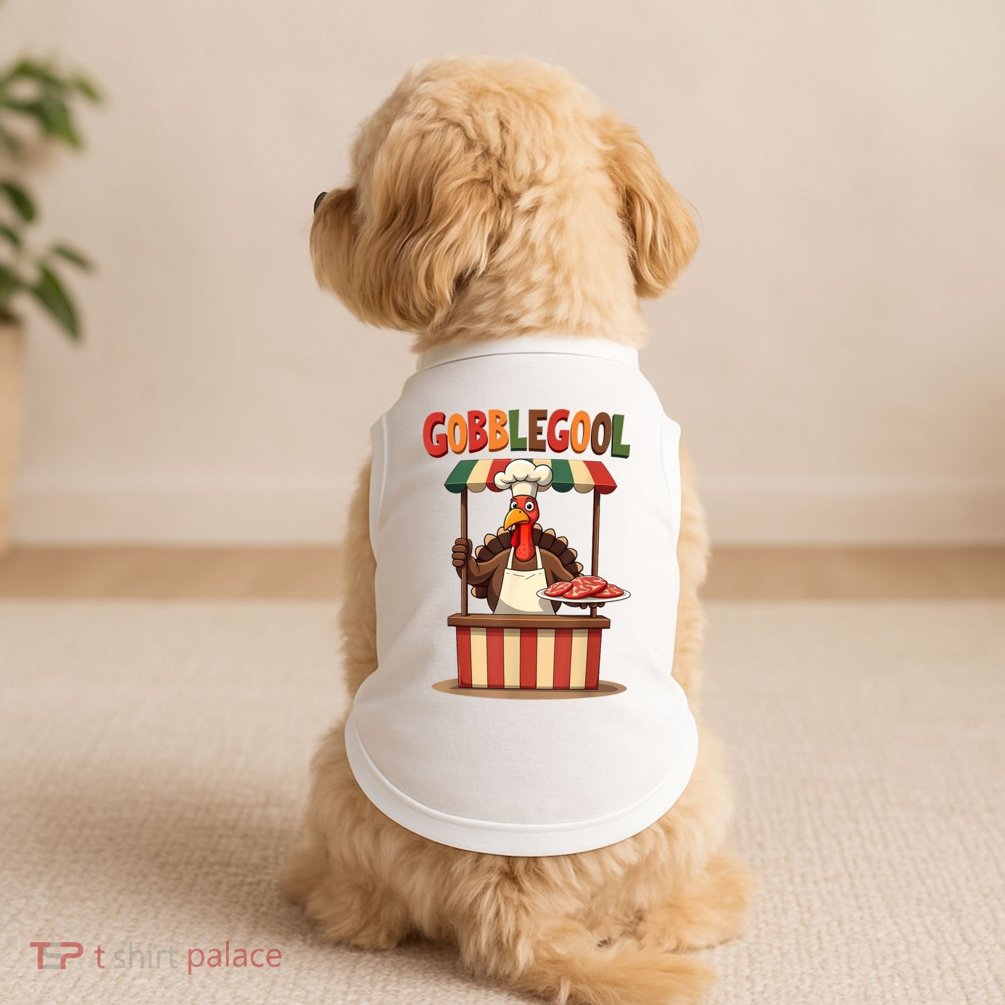 Gobblegool Turkey Thanksgiving Doggie Tank