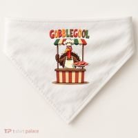 Gobblegool Turkey Thanksgiving USA-Made Doggie Bandana thumb 0