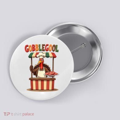 Gobblegool Turkey Thanksgiving Button