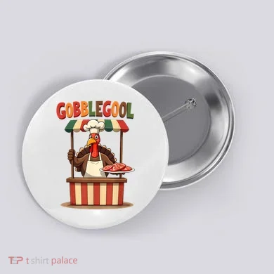 Gobblegool Turkey Thanksgiving Button