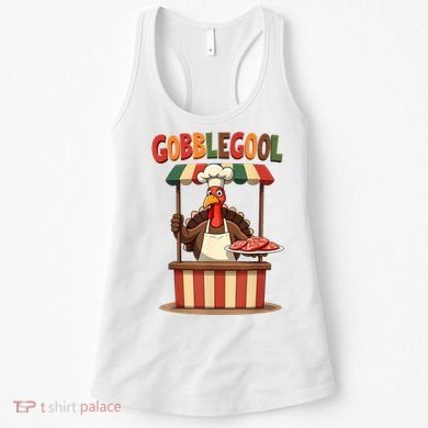 Gobblegool Turkey Thanksgiving Women's Tank Top